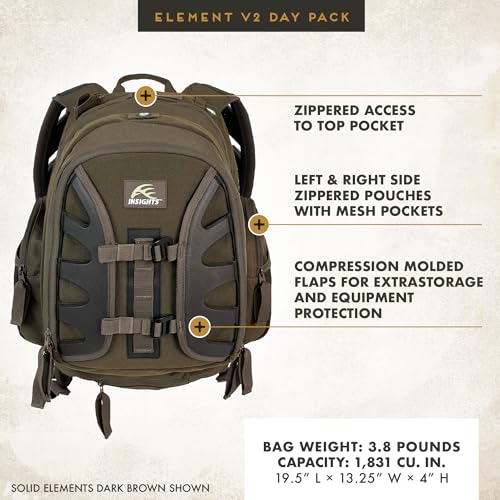 Mochila Insights Hunting V2 Element Verde Resistente miniatura 5
