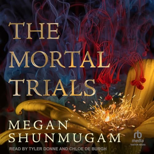 Diseño de la portada del título The Mortal Trials