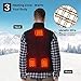 COZIHOMA USB Electric Heated Vest 2019 Upgrade Washable Size Adjustable Charging Heating Vest Clothing