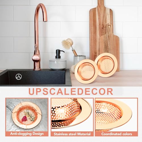 2 piezas colador para fregadero de acero inoxidable miniatura 2