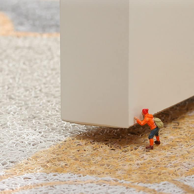 Miniatura 4 de Tapete de puerta de entrada con nube roja, tapete de estilo japonés Ukiyo-e, tapete antideslizante de PVC para puerta, tapete para el hogar, tapete