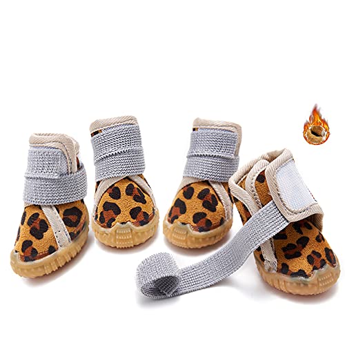 Yagizaai Oscars Dog Shoes For Small Medium Large Dogs, Anti-Drop Dog Boots For Winter, Walking, Running, Hiking, Waterproof Plus Velvet Paw Protectors, Ox Tendon Sole Dog Sneakers(Size 3: 7-12Lbs) #TOP18