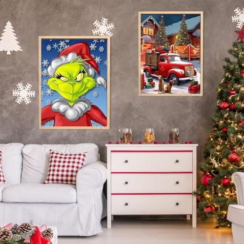 Ninonly 6 Pack Chirstmas Diamond Painting Kits for Adults 5D Full Drill Diamond Art for Kids Beginner DIY Diamond Dotz Craft Kits for Home Decor (11.8x15.8 inch) 7 5138Tk beoL. AC