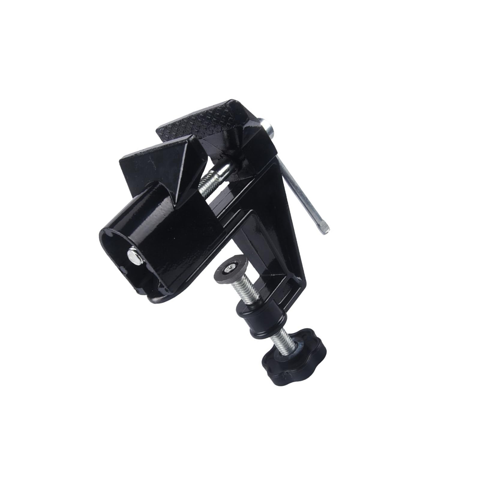 Hdoytxxm Ergonomic Handle Miniature Table Clamp Vise Easy To Operate For Craft Projects Laboratory Experiments And Educational Setting Aluminum Vise