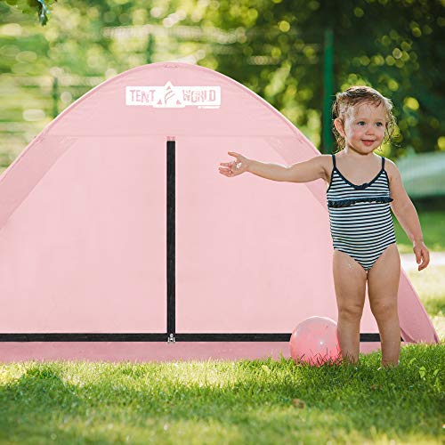 Pop Up Beach Baby Tent For Toddler, Kids, Girls, Boys, Infant & Babies. Popup Sun Protection Shelter Canopy For Camping & Travel . Bebe Toddlers Backyard & Indoor Small Play Shade Cabana Dome #TOP2