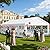 YITAHOME 20x40FT Party Tent Heavy Duty Wedding Tent Event Shelters Outdoor Canopy Upgraded Galvanized Steel Carport with Removable Sidewall Windows for Commercial and Parties (White)
