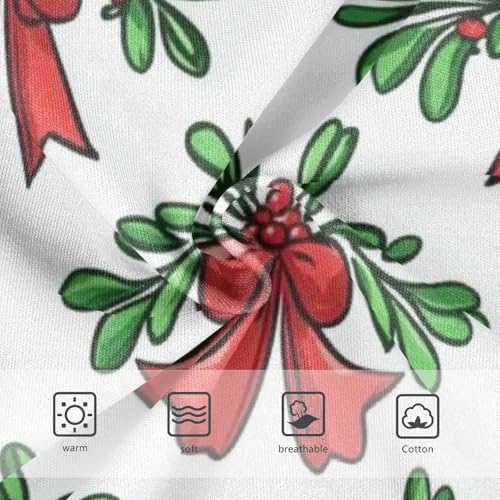 Red Bows Pattern Girls' Underwear for Daily Wear Organic Underwear for Young Girls in Sizes 2T,3T, 4T, 5T, 6Y and 8Y3