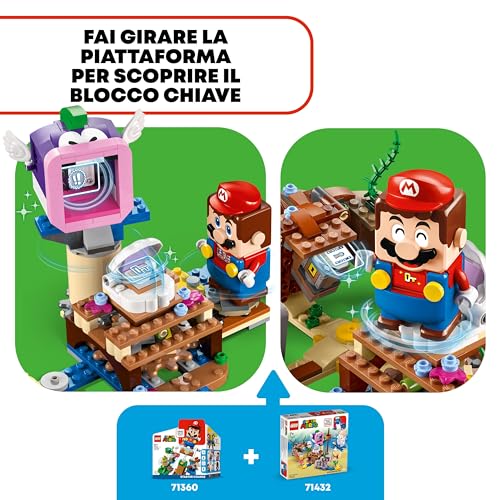 Super Mario Pack di Espansione Il Veliero Sommerso di Dorrie, Giochi per Bambini da 7 Anni con Barca Giocattolo da Collezione e 4 Personaggi, Regalo per Gamer da Abbinare a Uno Starter Pack 71432 - Lego - Immagine 5