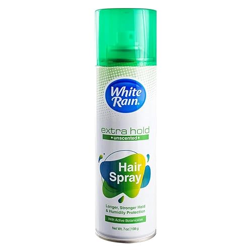 White Rain Laca para el cabello de fijación extra sin perfume, 7 onzas (paquete de 10), spray para el cabello en aerosol para mujeres y hombres,