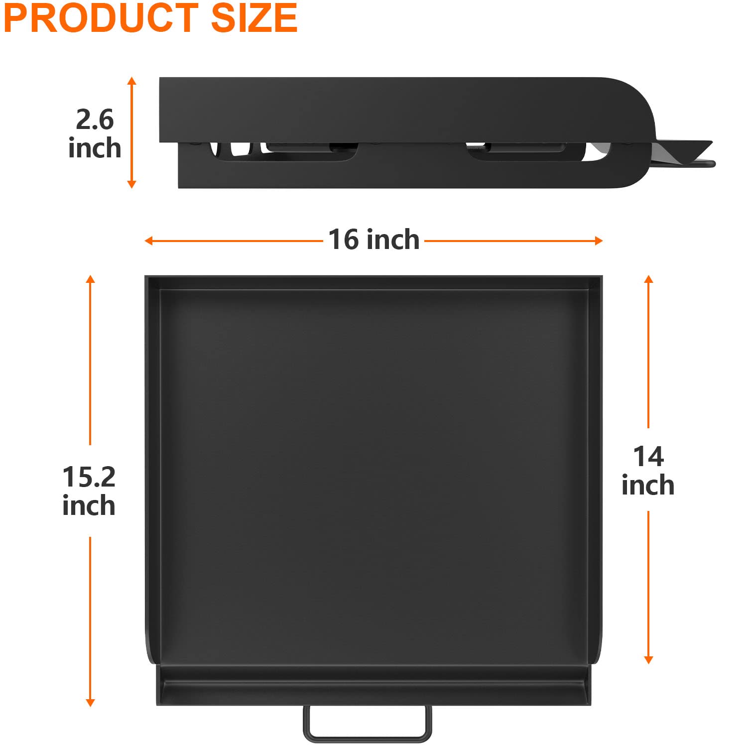 Heavy Duty Steel Griddle for Camp Chef 14