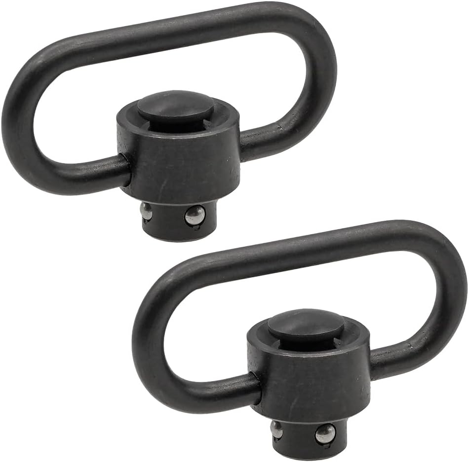 Amazon 良品武品 高剛性スチール製 CYMA 1" QDスリングスイベル スリングアダプター 2個セット (QD Sling