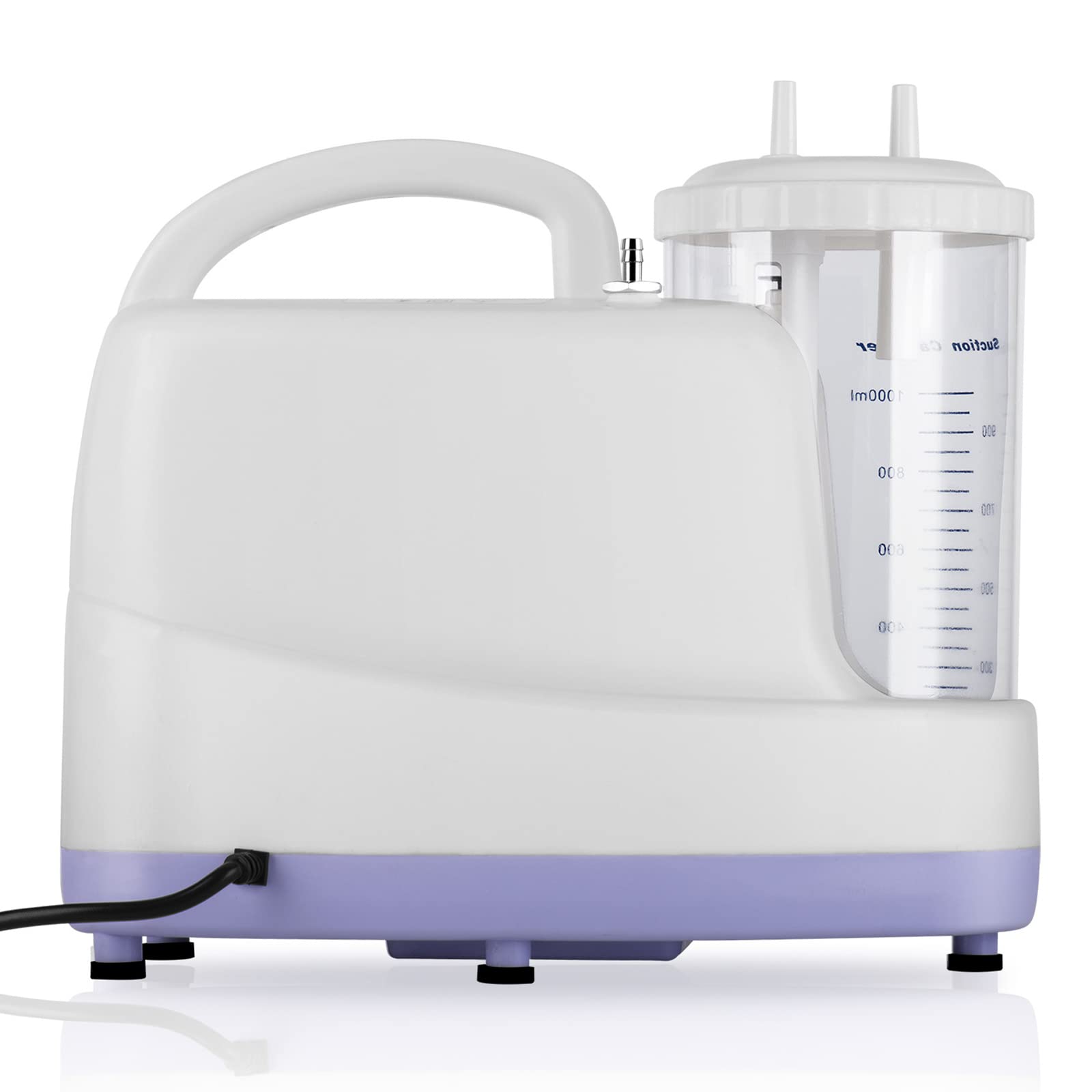 Succión automática de flemas, máquina de succión de secreción de moco, Bomba de succión de Garganta para Adultos con Herramienta de Limpieza de Botellas de Agua de 1000 Ml