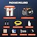 VTG VOGTEN 3 Gallon Vacuum Chamber with Pump,304 Stainless Steel Degassing Chamber Kit with 4.5 CFM 1/3HP Vacuum Pump,for Stabilizing Wood, Degassing Resin, Silicone and Epoxies