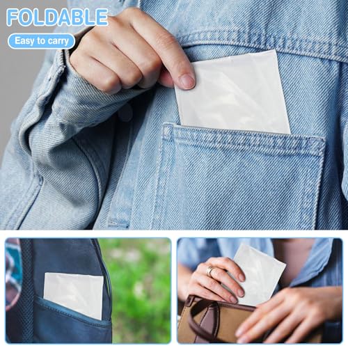 10 Pairs Waterproof Shoe Covers, Disposable Clear Rain Cover for Shoes, Plastic Non-Slip Boot Covers for Women and Men, Indoor Outdoor Overshoes (10 Pairs Clear long) by Auyuananble - Used condition - Image 7