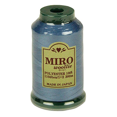 ミロ(MIRO) ウーリー ミシン糸 家庭用 110dtex 300m巻 色番号106 ポリエステル100% 熱や水に強い 日本製