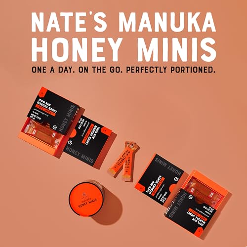 Image of Nate's Manuka Honey Minis - 10 count | Single-serve, Pure Manuka Honey - MGO 83+ - UMF 5+ Certified - 10 Single-Serve Packets for On-the-Go Daily Wellness