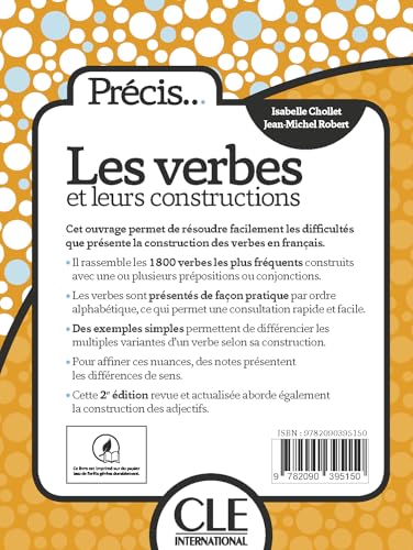 Image of Les verbes et leurs constructions 2eme edition