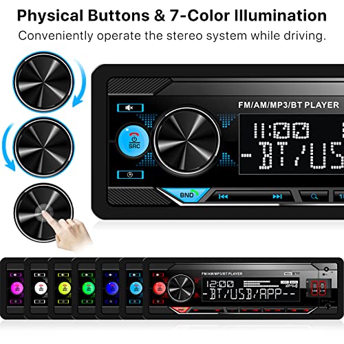 Reviews for SOUNDKITS Single Din Car Stereo with Bluetooth