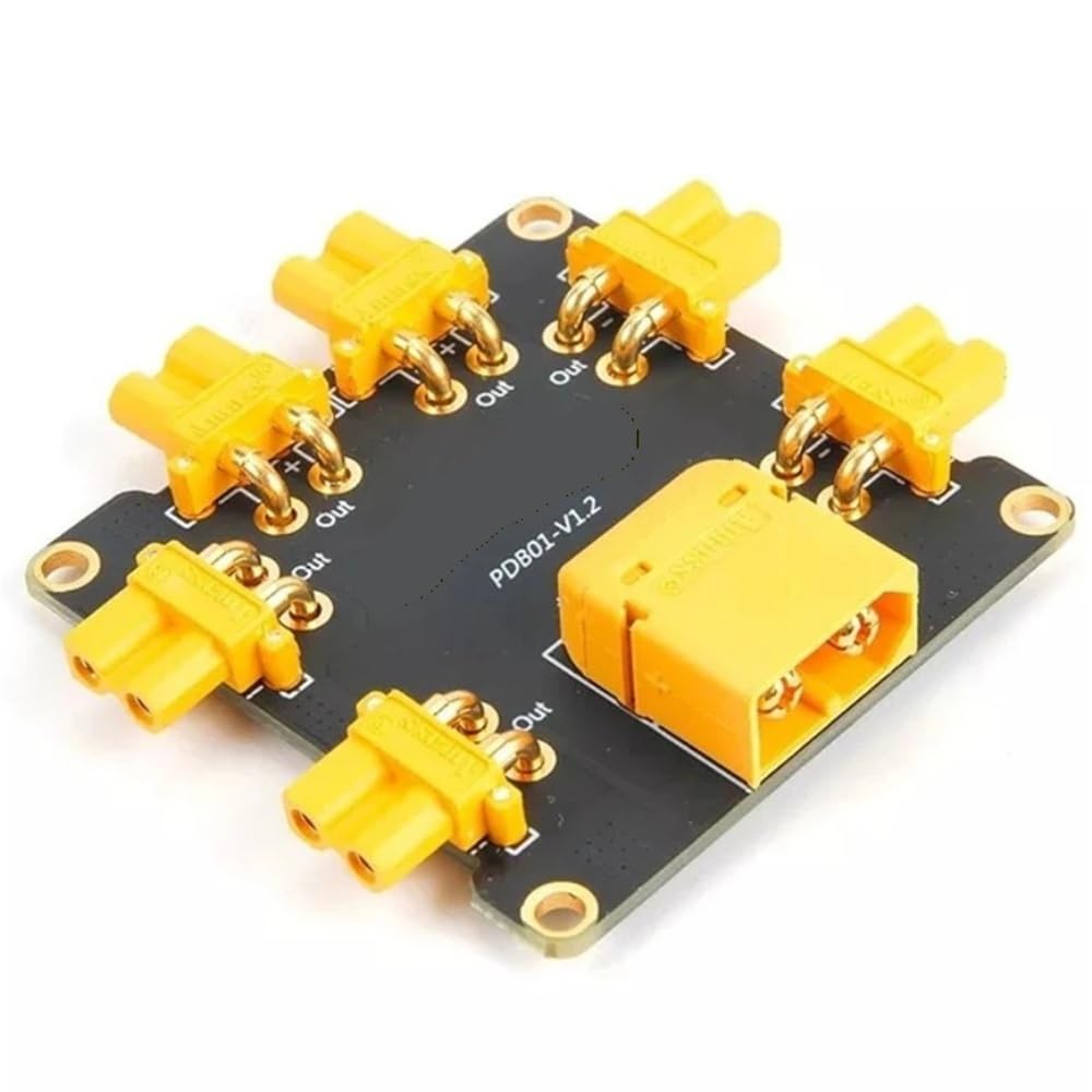 Płyta rozdzielcza zasilania PDB XT30 wstępnie lutowana pasuje do części drona PM02 PM02D PM03 PM06 PM07 moduł zasilania X500 V2 FPV części drona (z wstępnym lutowaniem XT30)