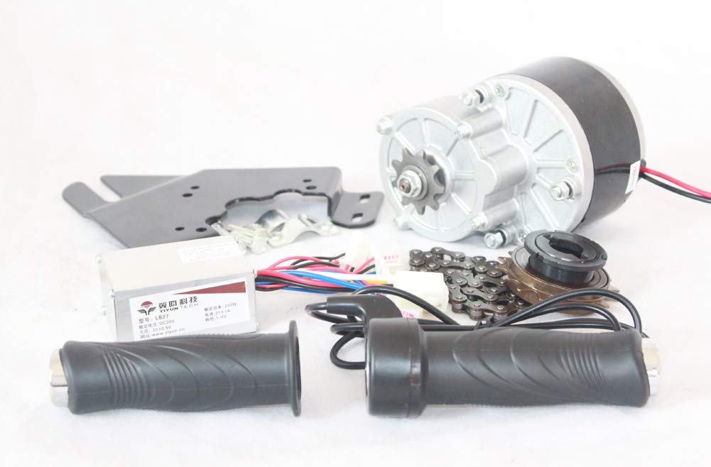 L-faster 36V250W Electric DC Motor Brushes Motor for Electric Bike Conversion Kit Electric Bicycle Scooter Motor (36V 250W)