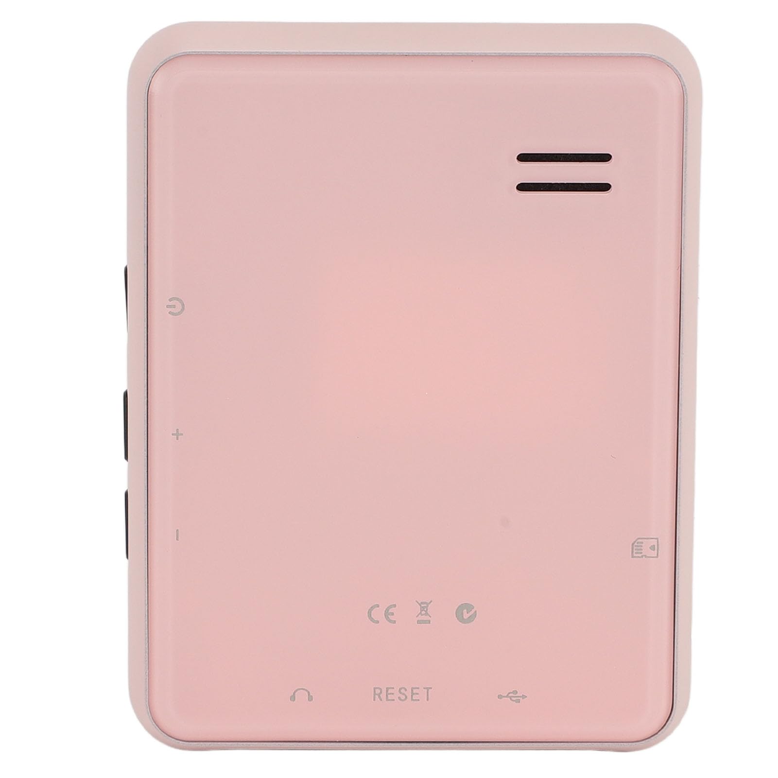 Lettore MP3 Portatile da 64 GB con Altoparlante Touch Screen HiFi per Amanti della Musica Lega di Alluminio 2,4 Pollici (Rosa)