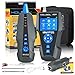 Network Cable Tester and Tracker, KOLSOL AT278 NF-8601S TDR Multifunction LCD LAN Ethernet Poe Cable Tester for RJ45/RJ11/BNC/Metal Cable - PING/POE Wire Tracker for Length & Distance to Fault Testing