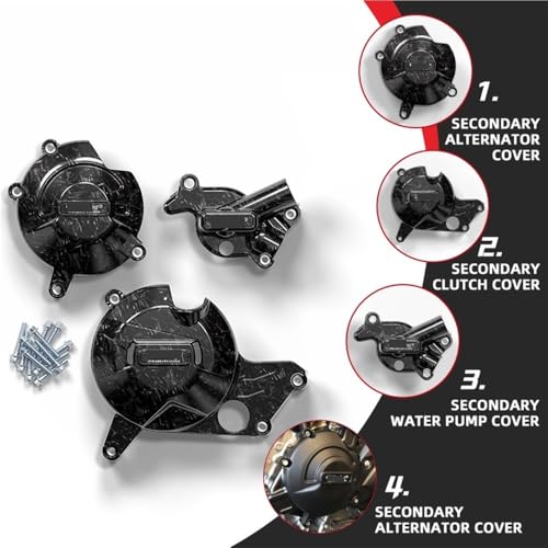 Cubierta protectora de motor 3 en 1 para Suzuki SV650 y DL650 2