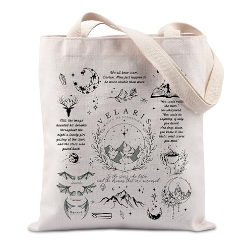 Tote bag Velaris ACOTAR grand format sac cabas To The Stars Who Listen