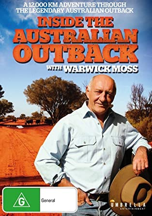 DVD Inside the Australian Outback con Warwick Moss película documental original en inglés 1