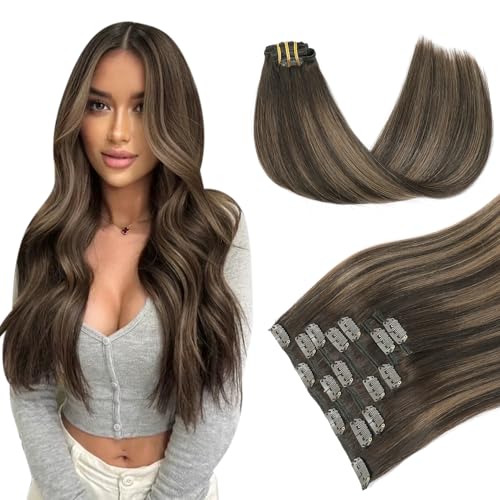 PINKPEARL Balayage Clip in Hair Extensions