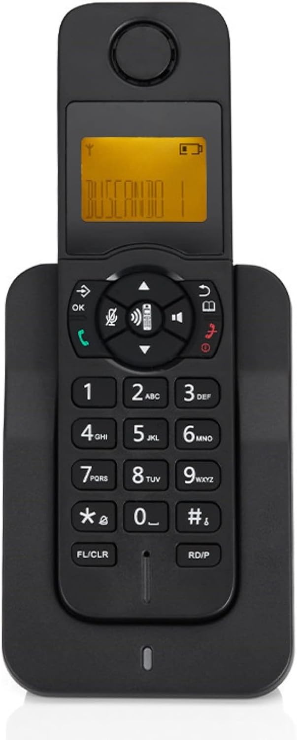 Cordless Home Phone for Home Full-Duplex Handset Speakerphone, 1.9GHz Talking Caller ID Expandable Up to 5 Handsets