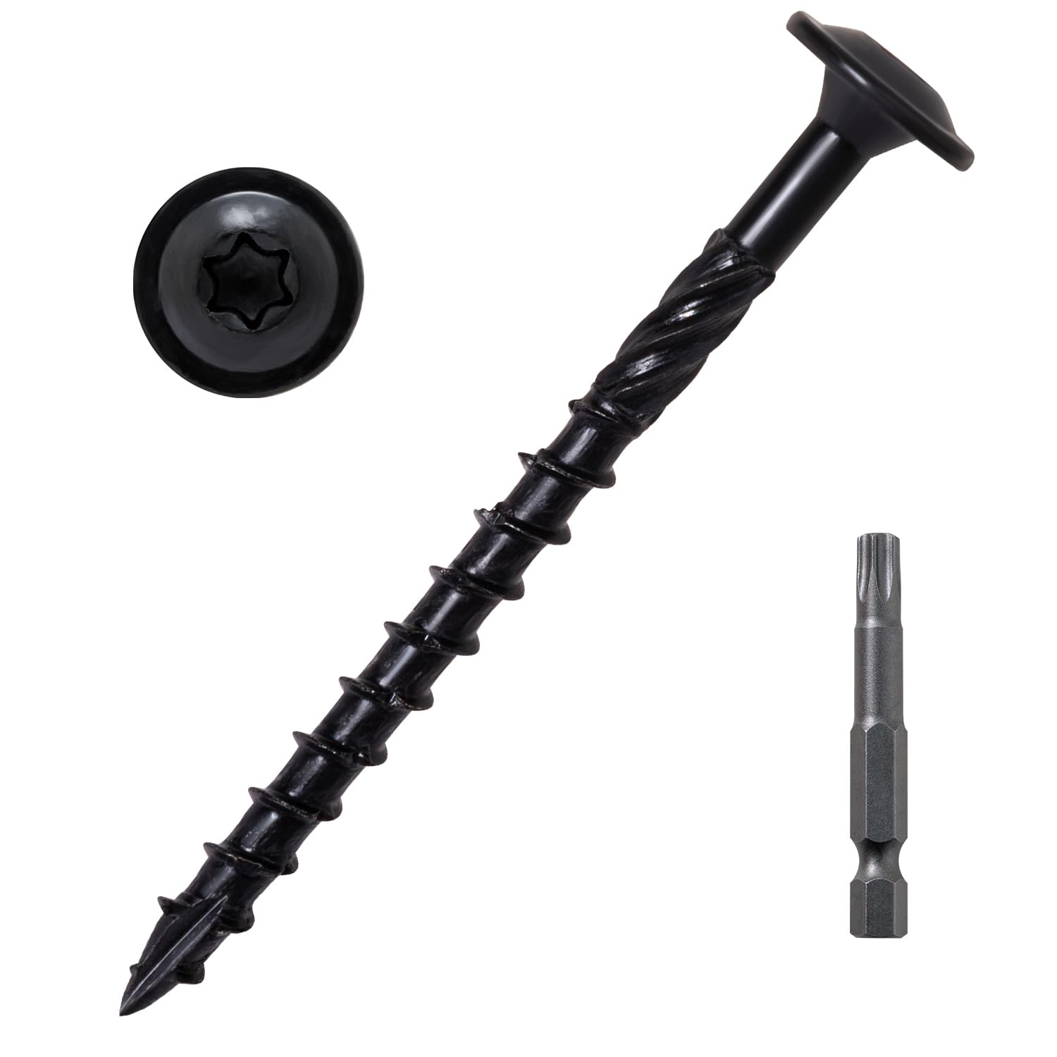 LIONMAX Lag Screws - 3 Inch, 50 PCS -1