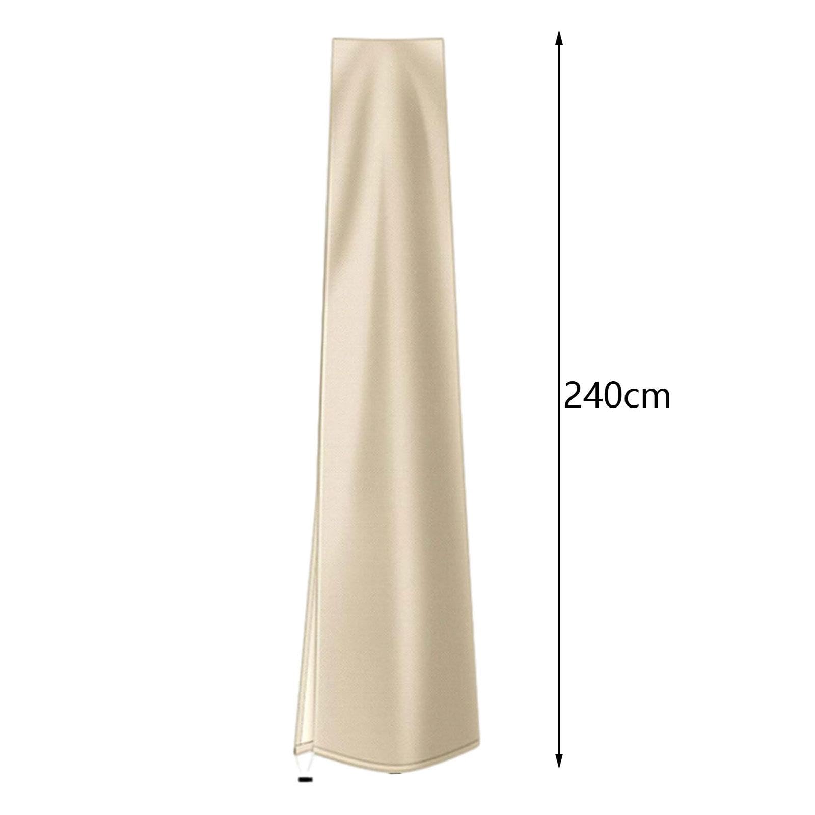 Copertura per ombrellone da giardino, cortile, patio, beige, 240 cm