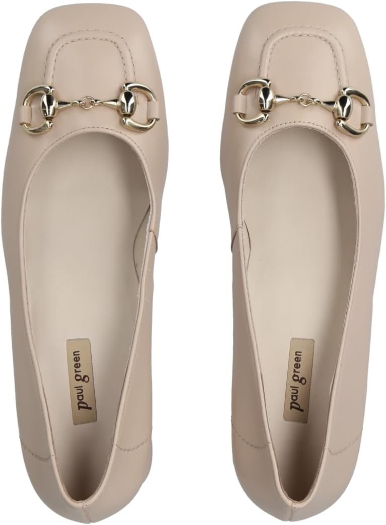 Paul Green Pumps 3825-035, smooth leather, beige, women