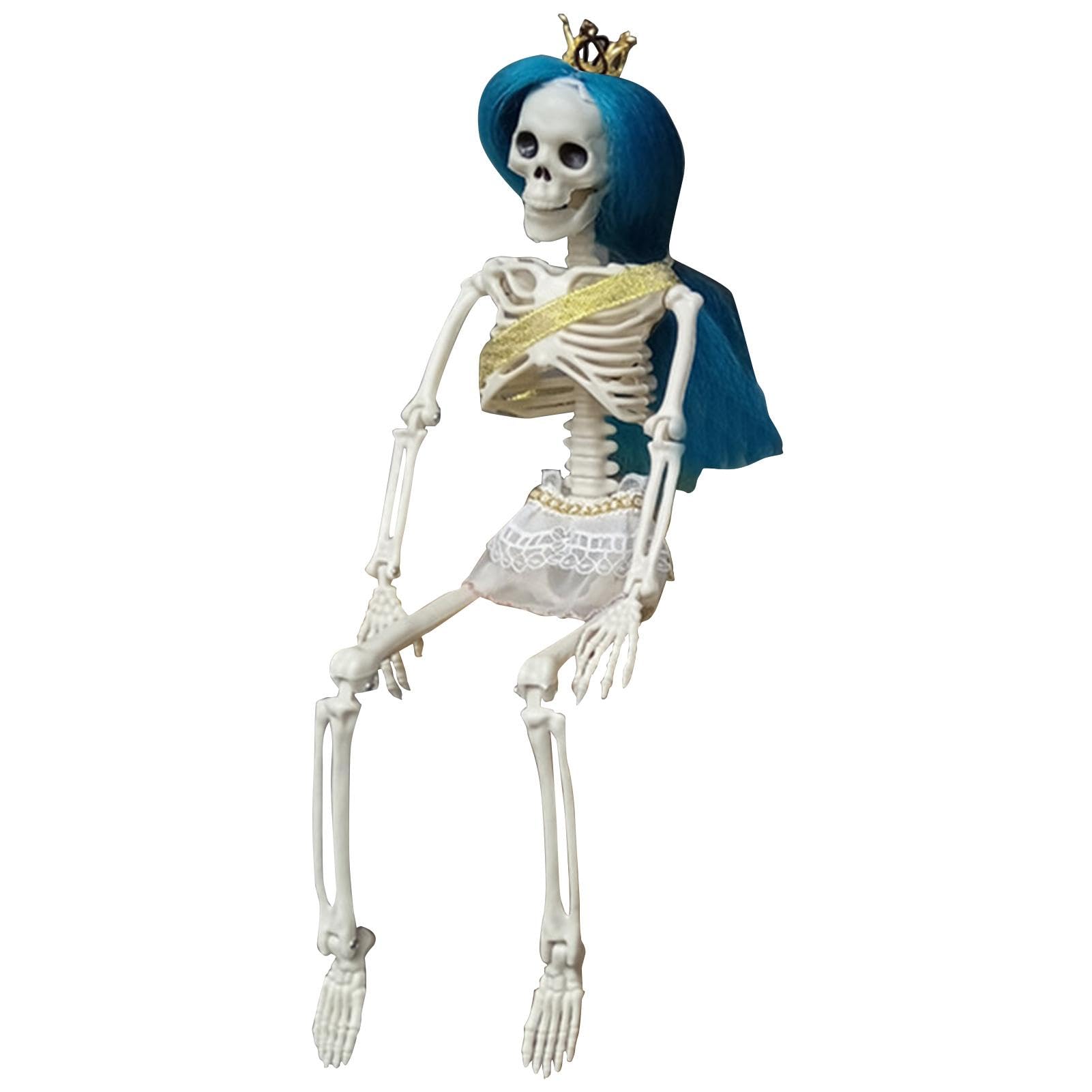 Mains De Squelette Halloween - Décorations Effrayantes En PP - Lot De 2 Mains - 15,5 Cm