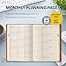 NOLTY Memory A5 5-Year Diary Planner 2025-2029, Japanese Edition, Beige