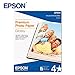 Epson Premium Photo Paper GLOSSY (8.5x11 Inches, 50 Sheets) (S041667),White