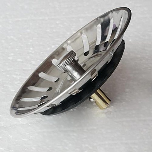 Nigoz - Tappo per lavello da cucina, in acciaio