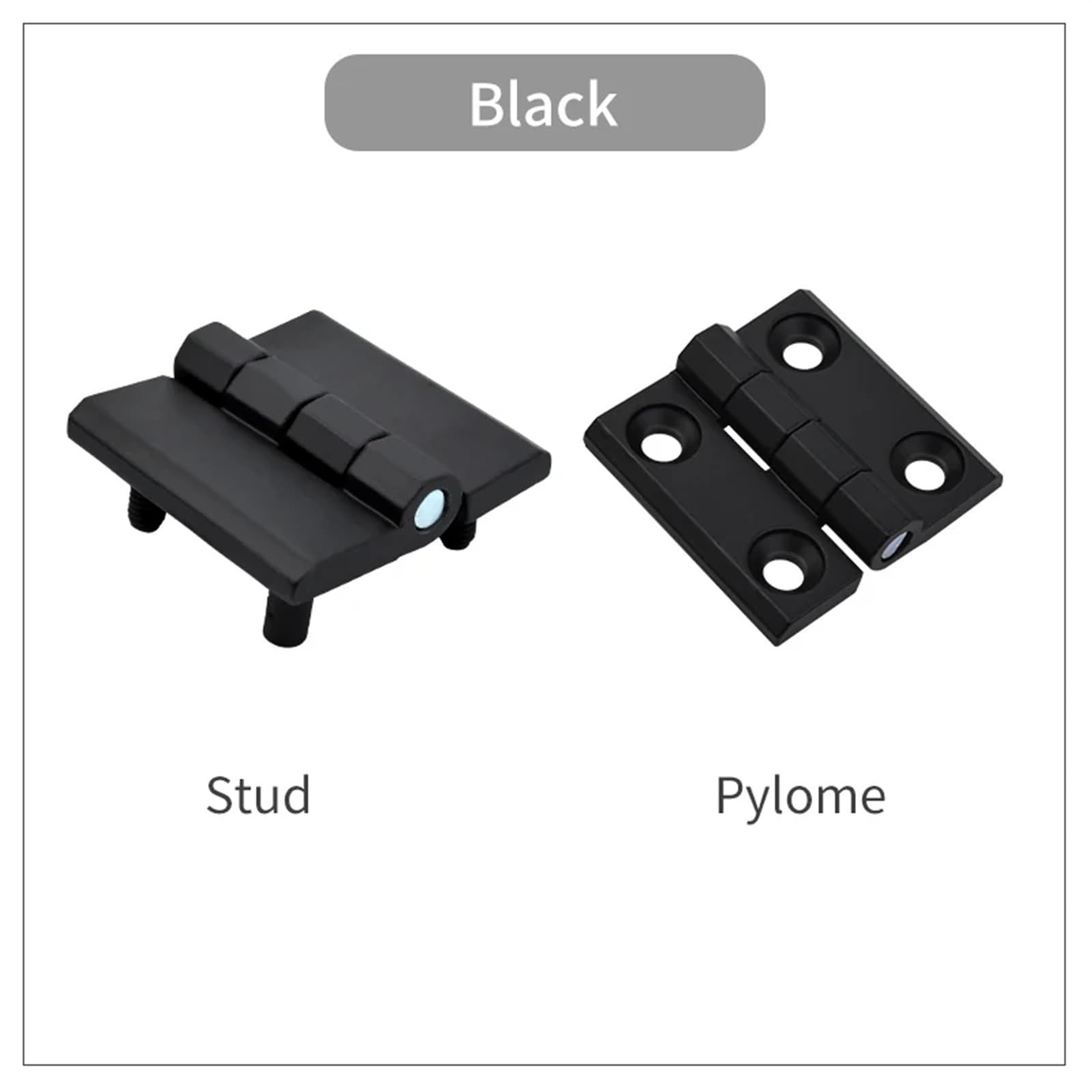 Set di 4 cerniere per porte in lega di zinco ad alta resistenza da 40 x 40 mm, adatte per armadi, tavoli e vetrine. | Leroy Merlin
