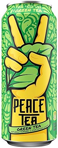 Peace Tea Green Sweet Iced Tea Drinks, 23 fl oz, 12 Pack