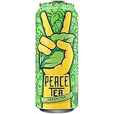 Peace Tea Green Sweet Iced Tea Drinks, 23 fl oz, 12 Pack