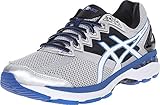 ASICS Men's GT 2000 4 Running Shoe, Silver/White/Royal, 8.5 M US