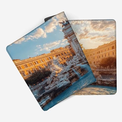 Tapis de souris ville imperméable avec bords cousus de 3mm
