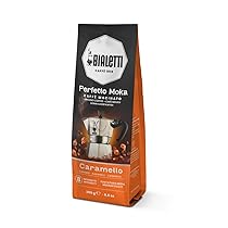 Bialetti Perfetto Moka Caffè Macinato, Gusto Caramello – 1 x 250 gr
