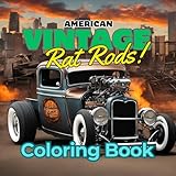 pickup rat rod a vendre  American Vintage Rat Rods Coloring Book