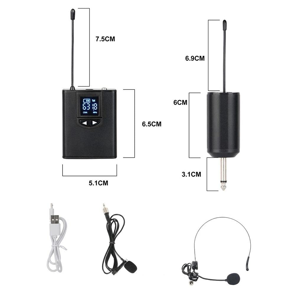 Harilla Microfonico con Bavero E Microfoni Ad Auricolare per Chiesa, Formazione, Aula, Colloquio