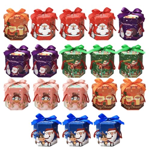 OSOLADY �N���X�}�X�p�Z�p�`�����L�����f�B�{�b�N�X18�Z�b�g �v���[���g�z���_�[���čœK �������e�[�u��������}�t�B����ɂ��Ή� �N���V�b�N�ȃN���X�}�X���f�U�C�����킢�� �X�^�C���w��s�� �����_���X�^�C��