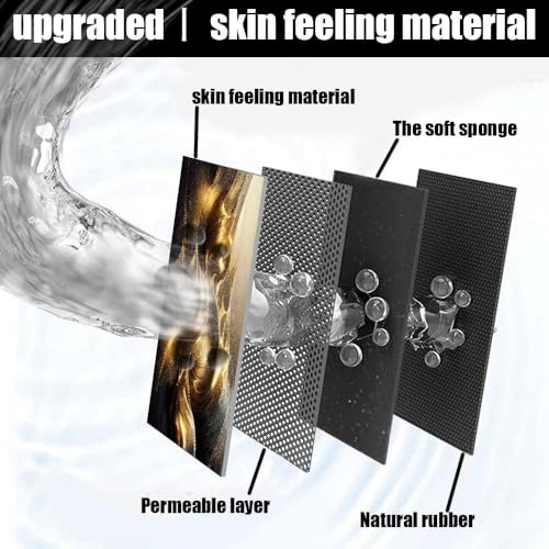 Image of FIGMENT 3D Anti-Slip Water Absorbent Bathroom Mat | Quick Dry Rectangular Bath Mat for Home, Kitchen Doorway, Office & Entryway Use | Soft, Odour-Free & Easy Clean Floor Mat (60x40 cm)
