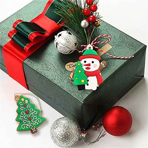 12Pcs Christmas Ornaments For Small Christmas Tree Decoration Assorted Plastic Clay Figurine Ornaments Christmas Tree Hanging Ornaments #TOP6