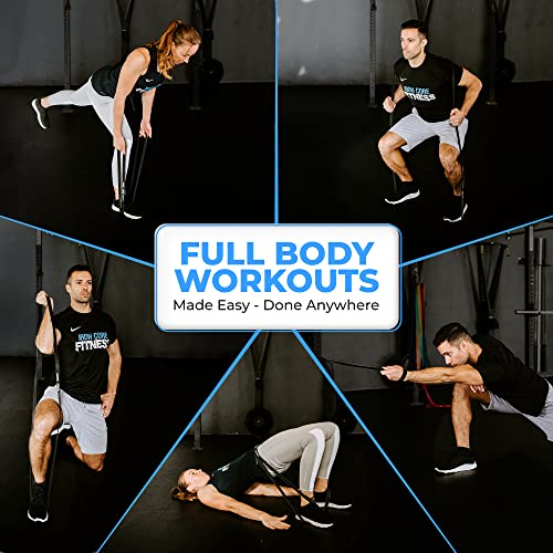 Black Pull Up Resistance Push Up Band Rubber Speed Jumping Bands For Sprinting Speed Bands- Long Medium #TOP2